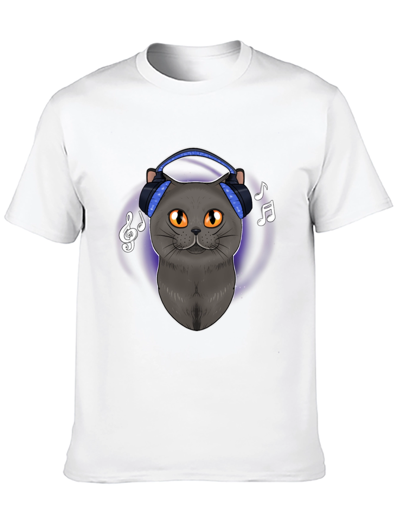 Cat DJ T-Shirt - Music Lover Tee