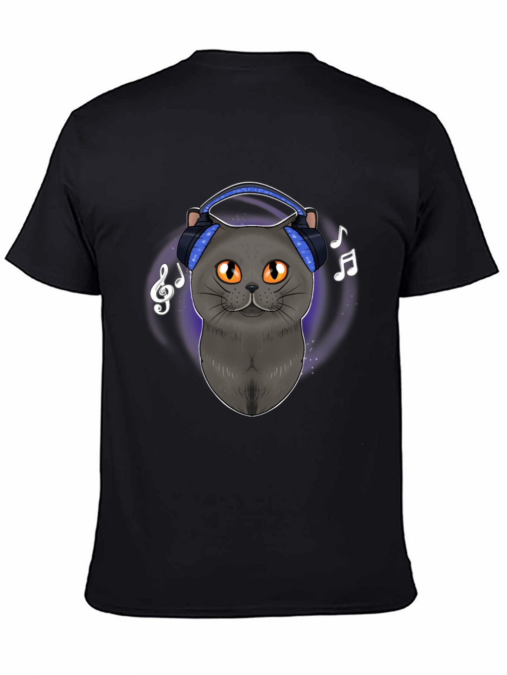 Cat DJ T-Shirt - Music Lover Tee