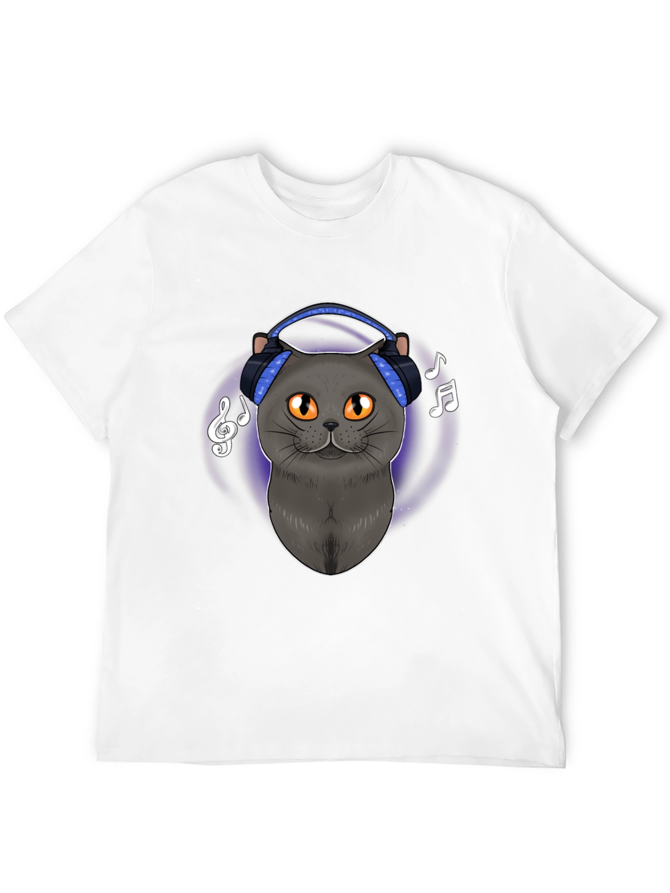 Cat DJ T-Shirt - Music Lover Tee