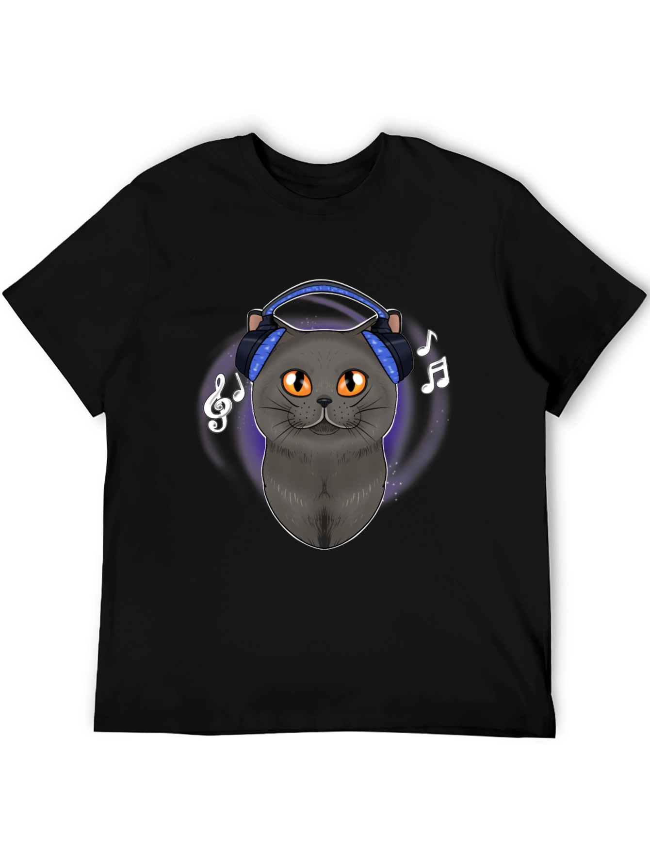 Cat DJ T-Shirt - Music Lover Tee