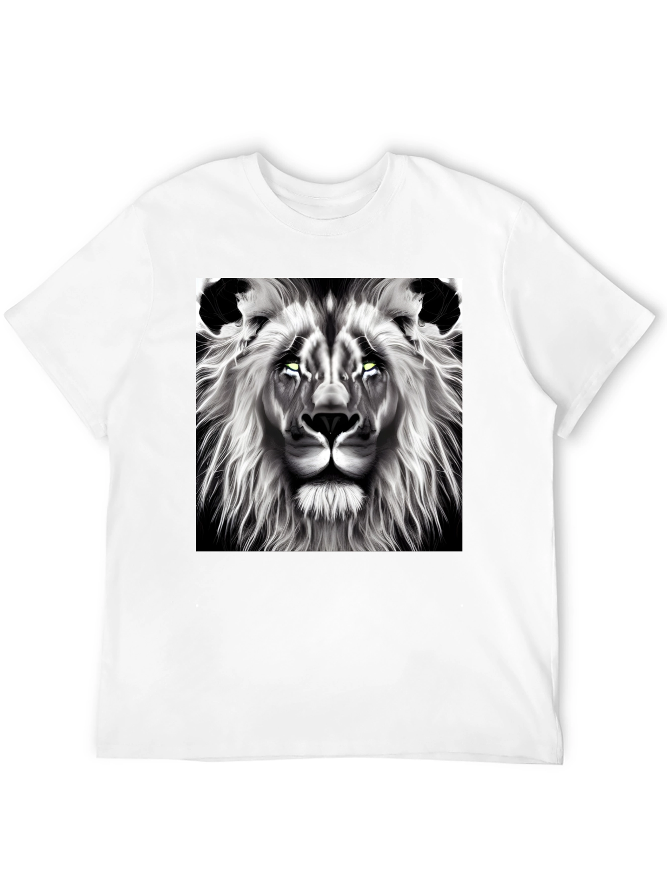 Lion Graphic Tee - Bold Black T-Shirt