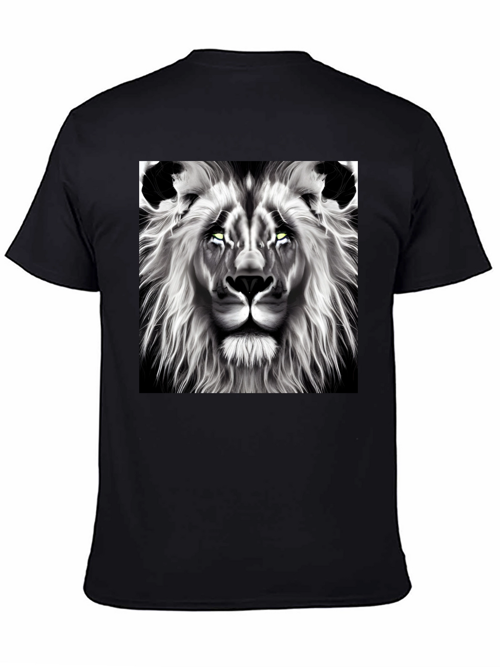 Lion Graphic Tee - Bold Black T-Shirt