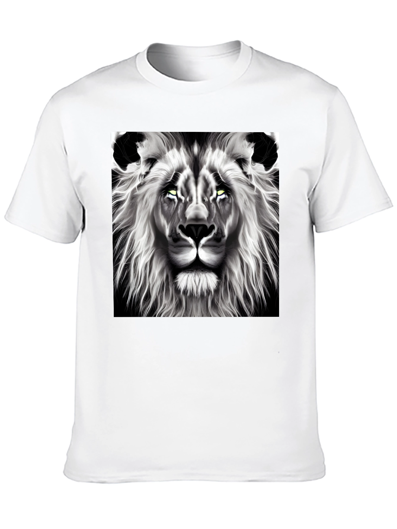 Lion Graphic Tee - Bold Black T-Shirt