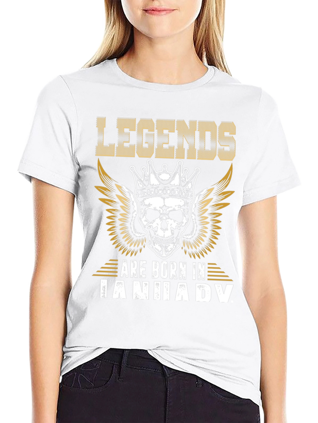 Legends Are Born In January Graphic T-Shirt
