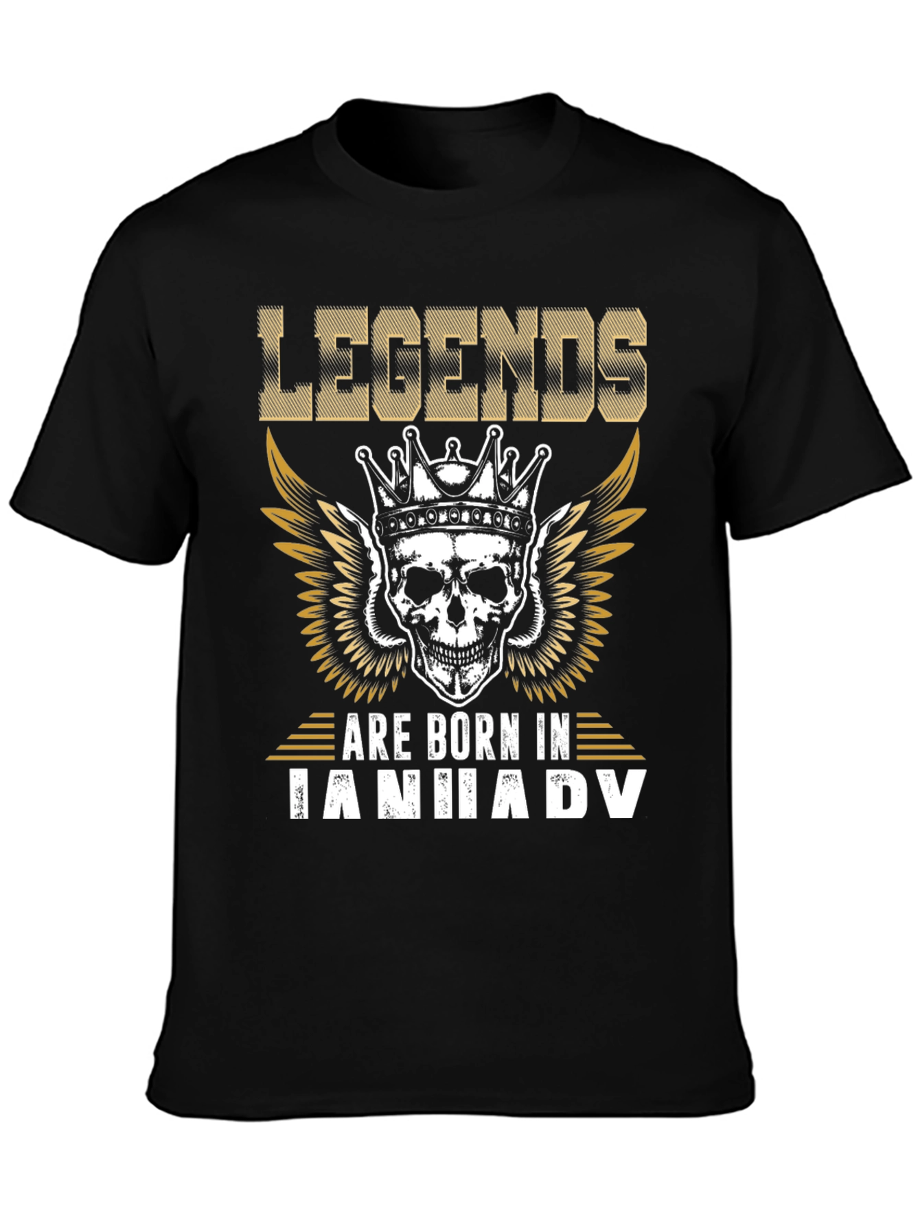 Legends Are Born In January Graphic T-Shirt