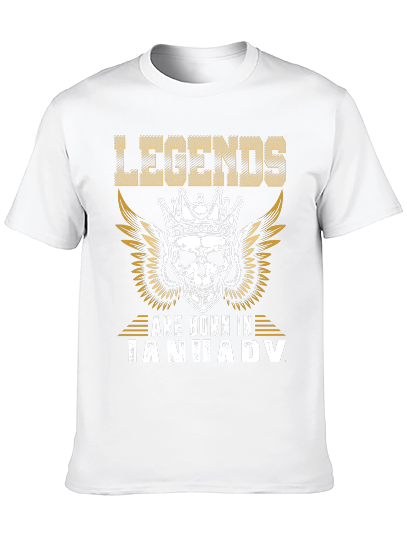 Legends Are Born In January Graphic T-Shirt