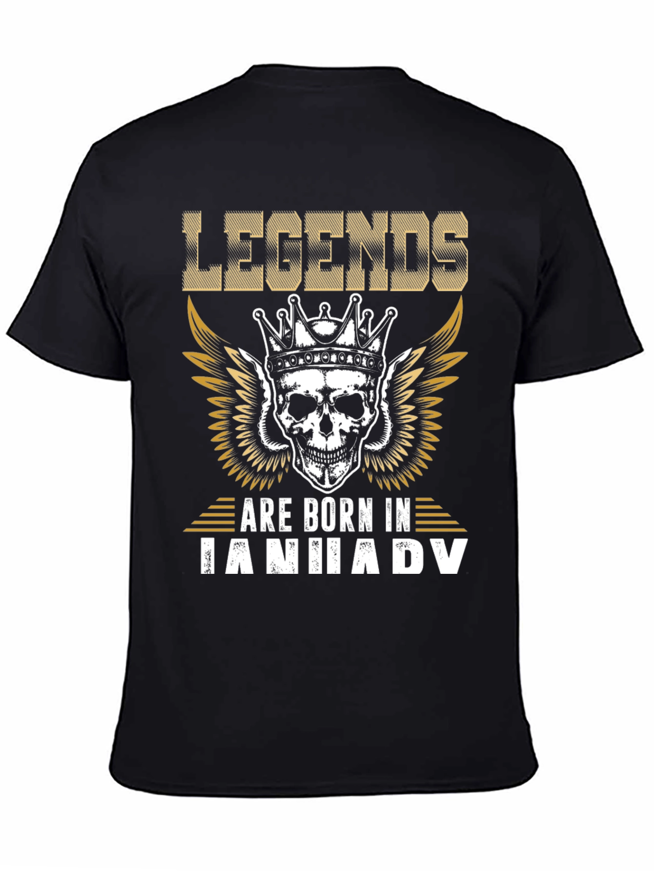 Legends Are Born In January Graphic T-Shirt