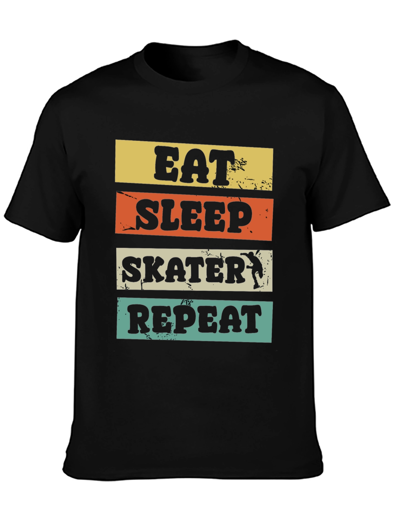 Eat Sleep Skater Repeat Graphic T-Shirt