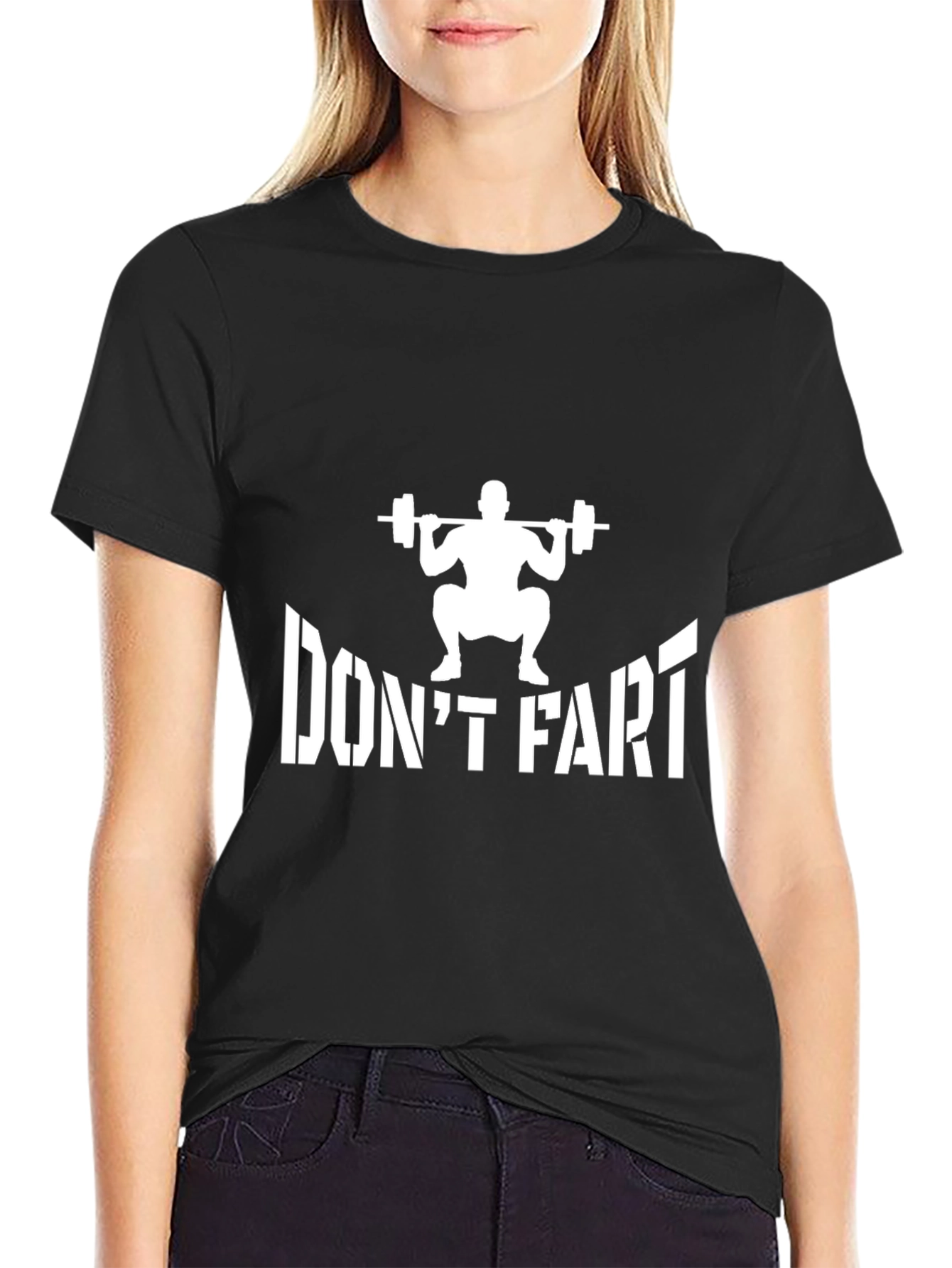 Dont Fart Squat Funny Gym T-Shirt