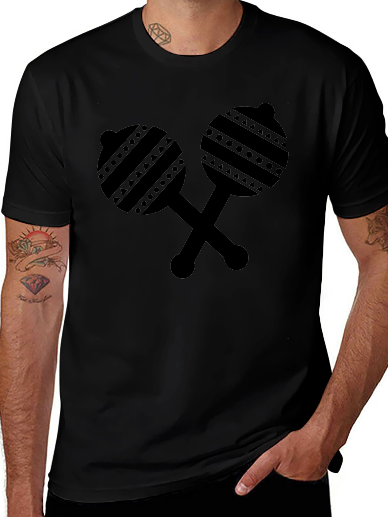 Maracas Graphic Tee - Music Lover T-Shirt