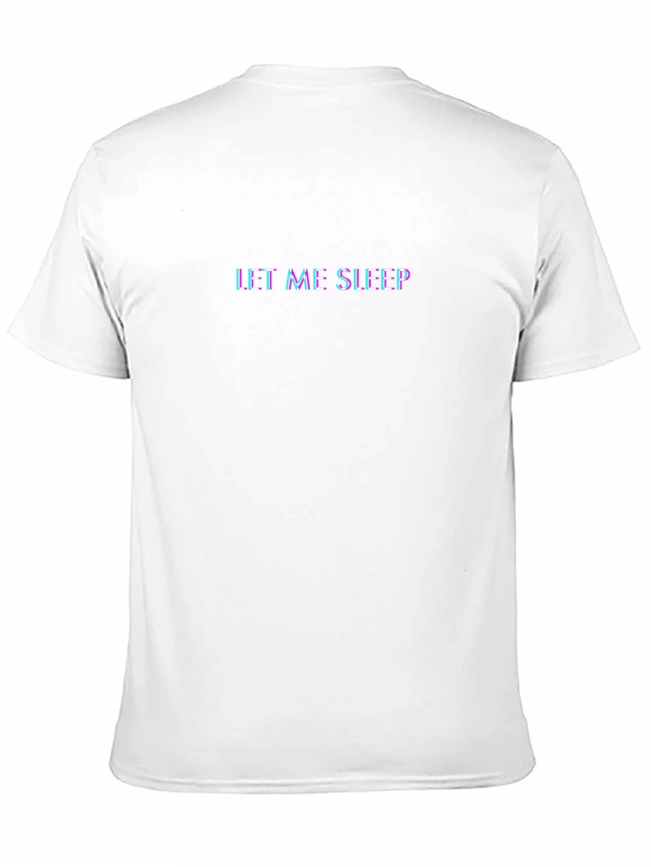 Let Me Sleep Glitch Graphic Tee