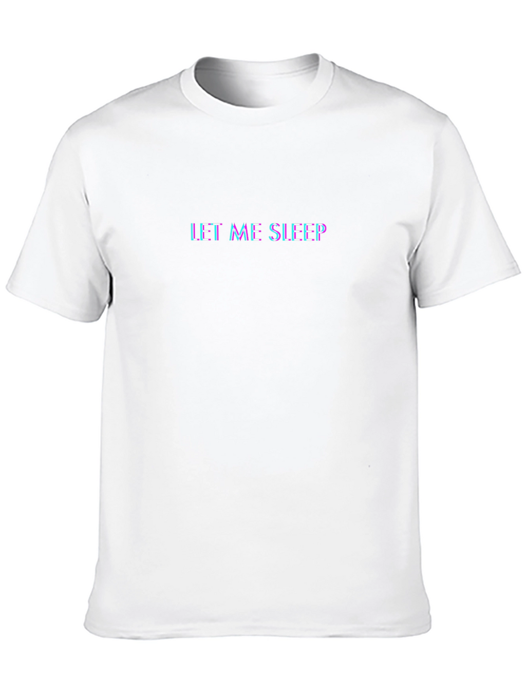 Let Me Sleep Glitch Graphic Tee