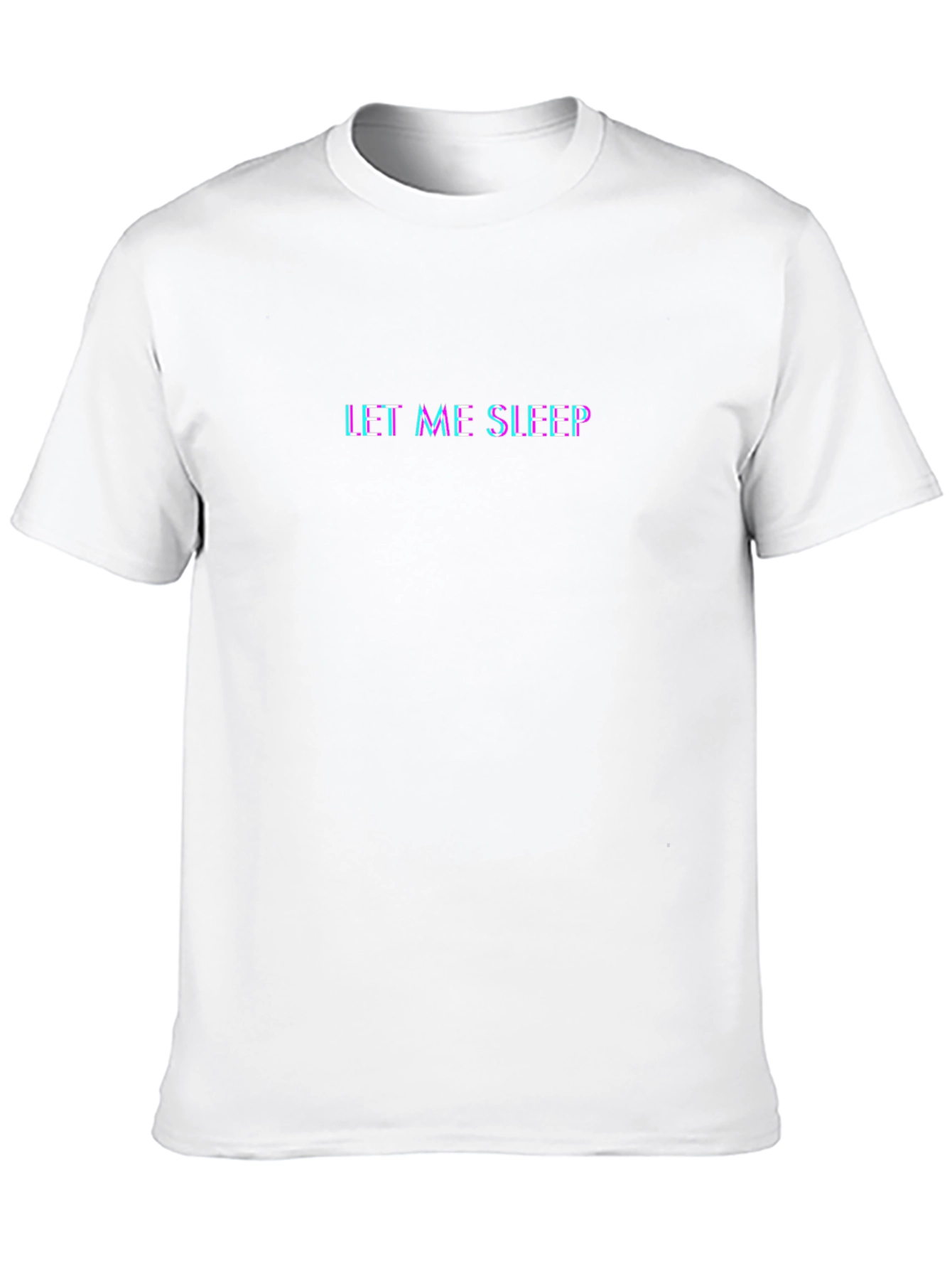 Let Me Sleep Glitch Graphic Tee