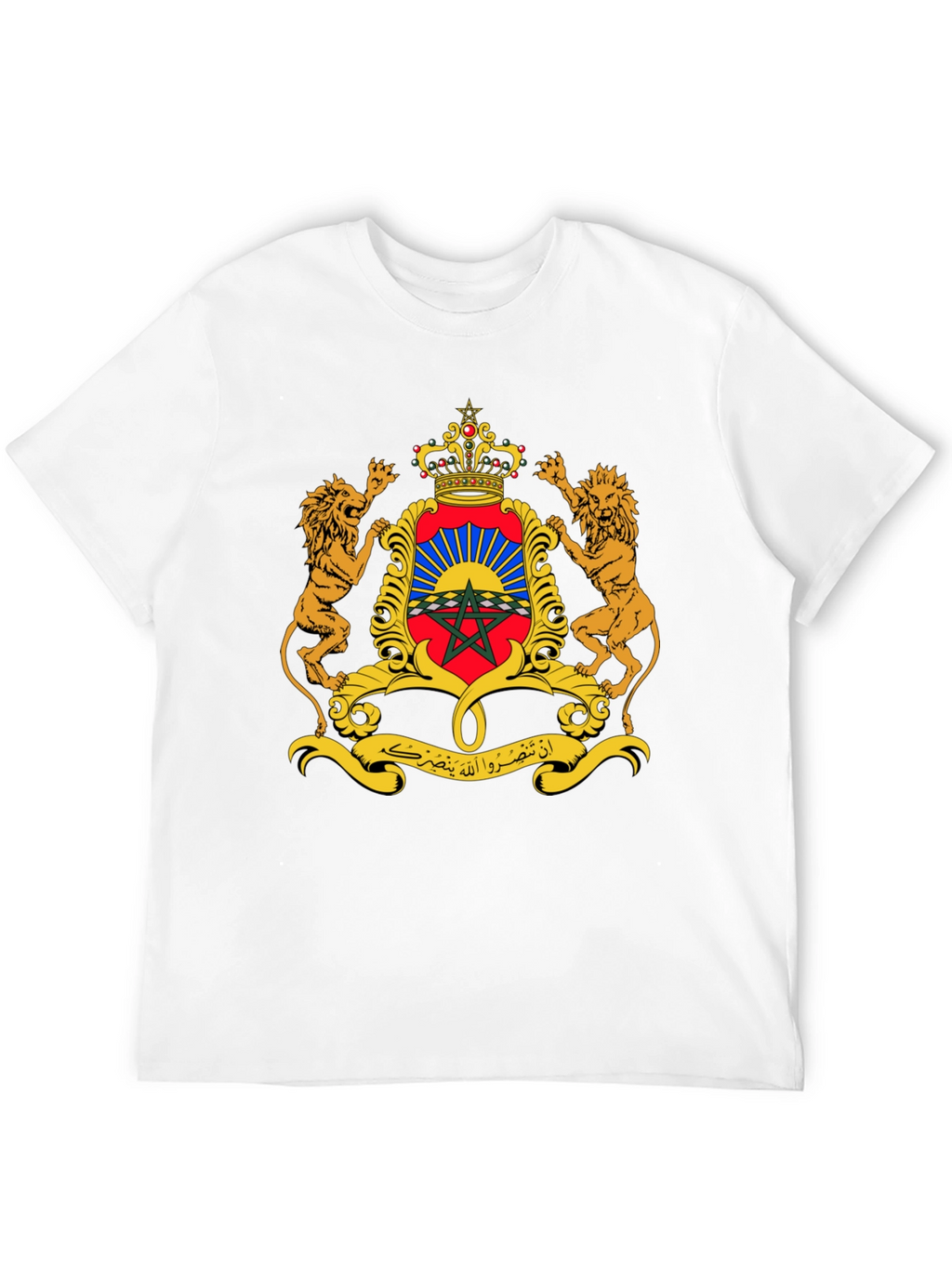 Moroccan Coat of Arms Black T-Shirt