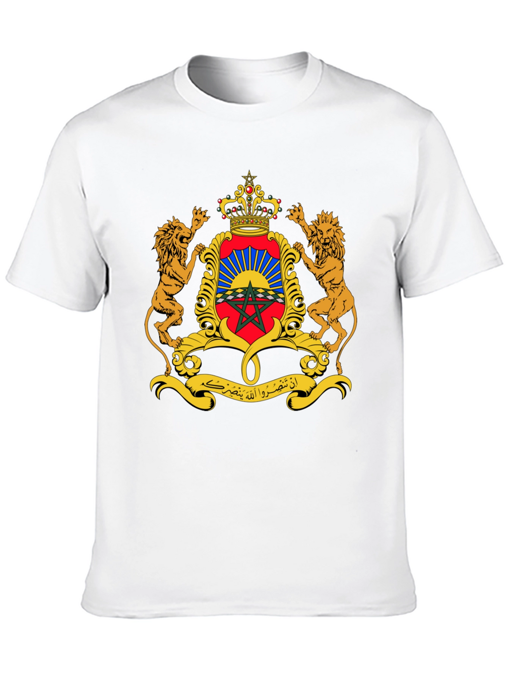 Moroccan Coat of Arms Black T-Shirt