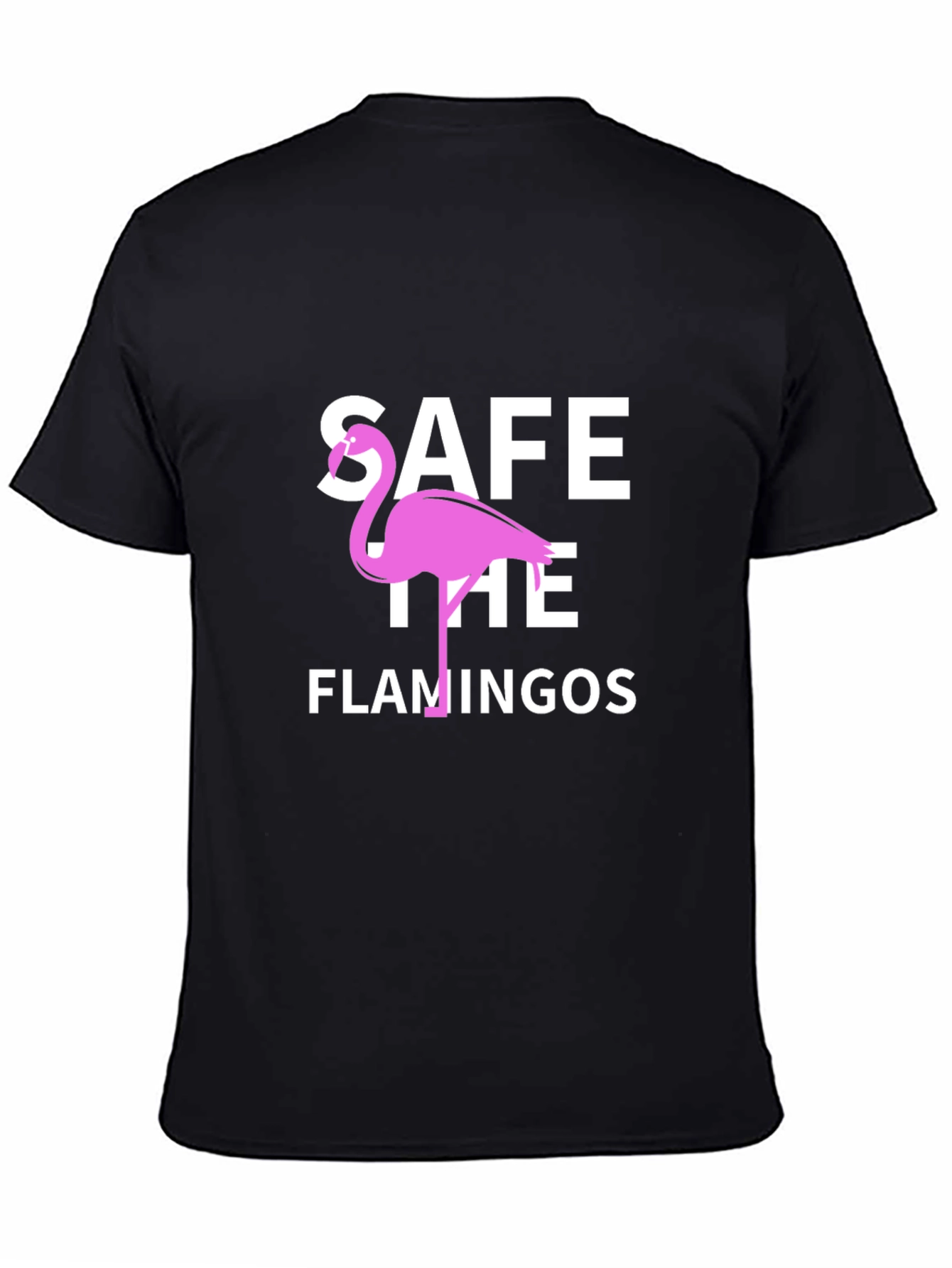 Save the Flamingos Graphic T-Shirt