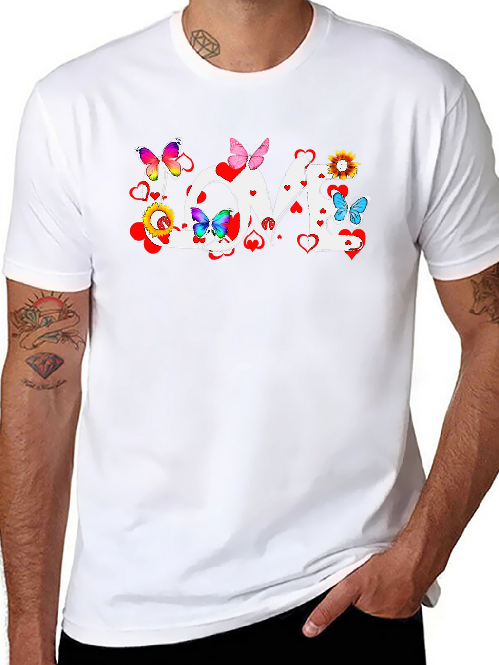 Love Butterflies Graphic Tee