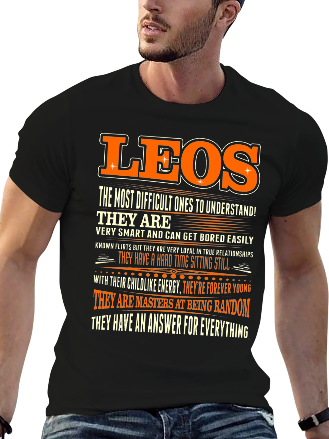 LEOS Zodiac Sign T-Shirt - Difficult to Understand