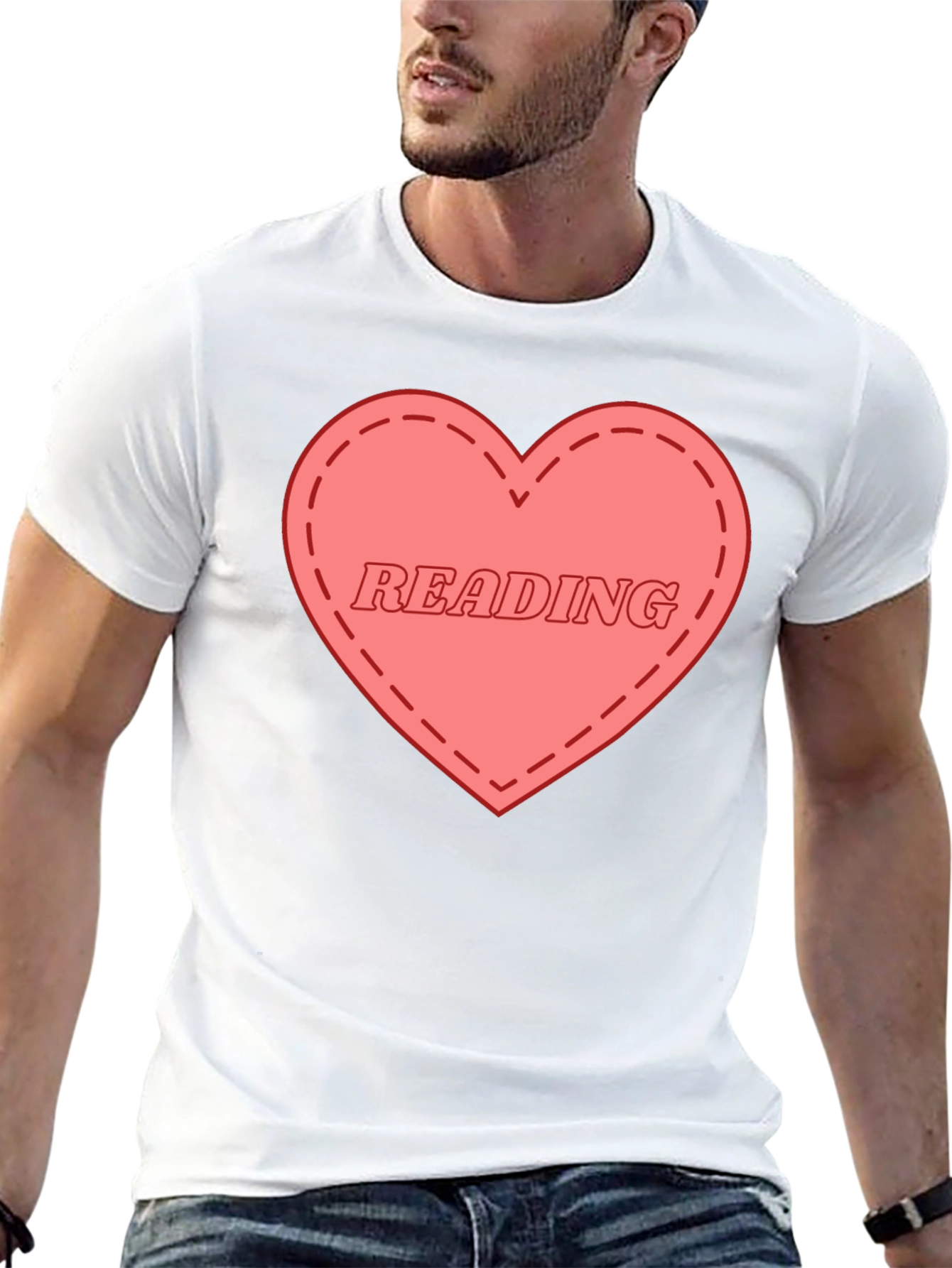 I Love Reading Graphic Tee - Black Cotton