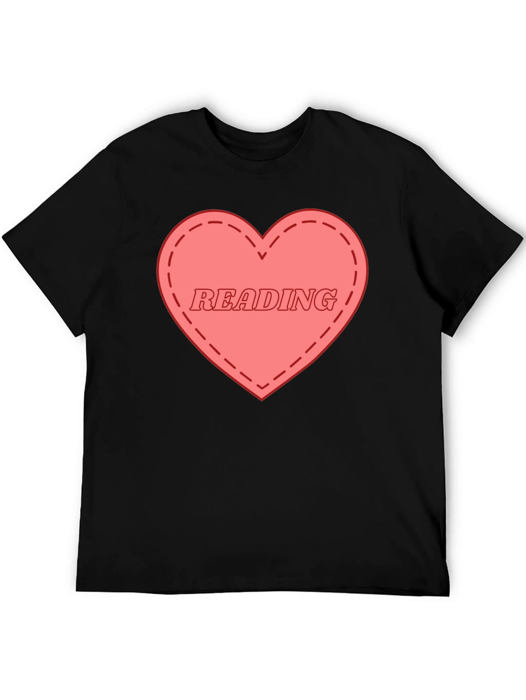 I Love Reading Graphic Tee - Black Cotton