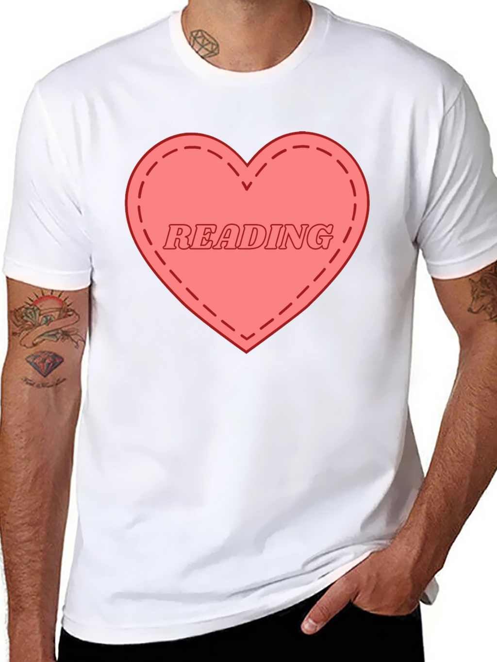 I Love Reading Graphic Tee - Black Cotton