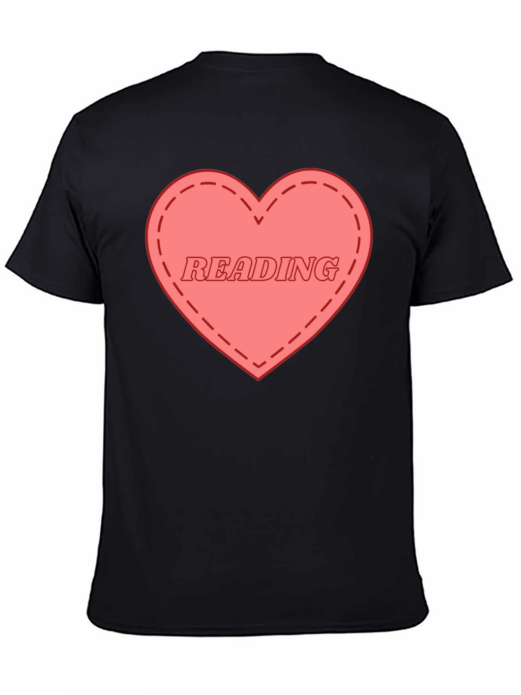 I Love Reading Graphic Tee - Black Cotton