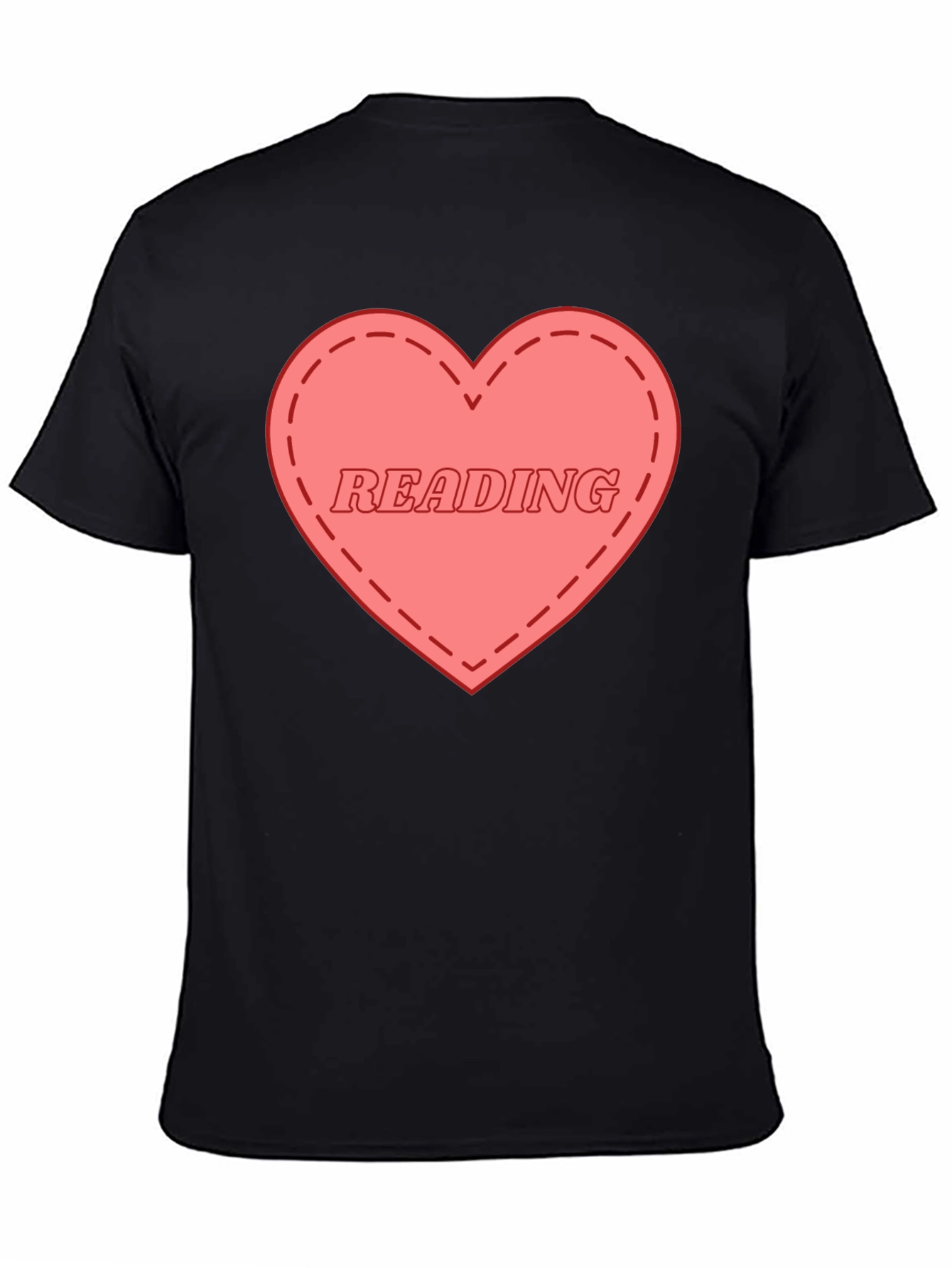 I Love Reading Graphic Tee - Black Cotton
