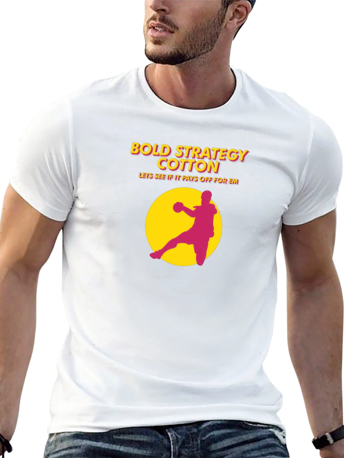 Bold Strategy Cotton Graphic Tee