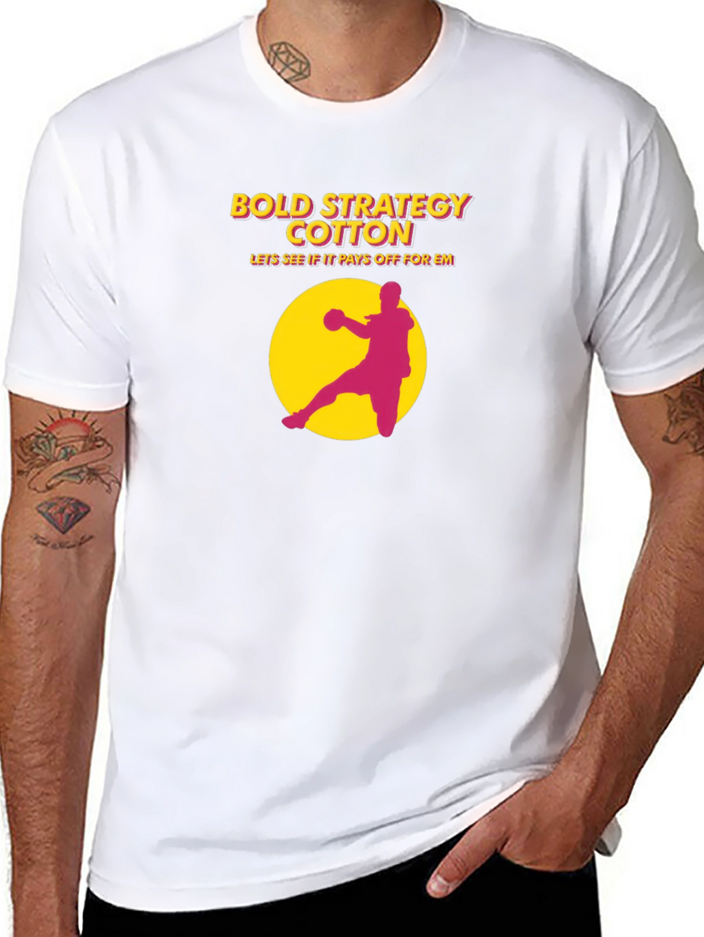Bold Strategy Cotton Graphic Tee