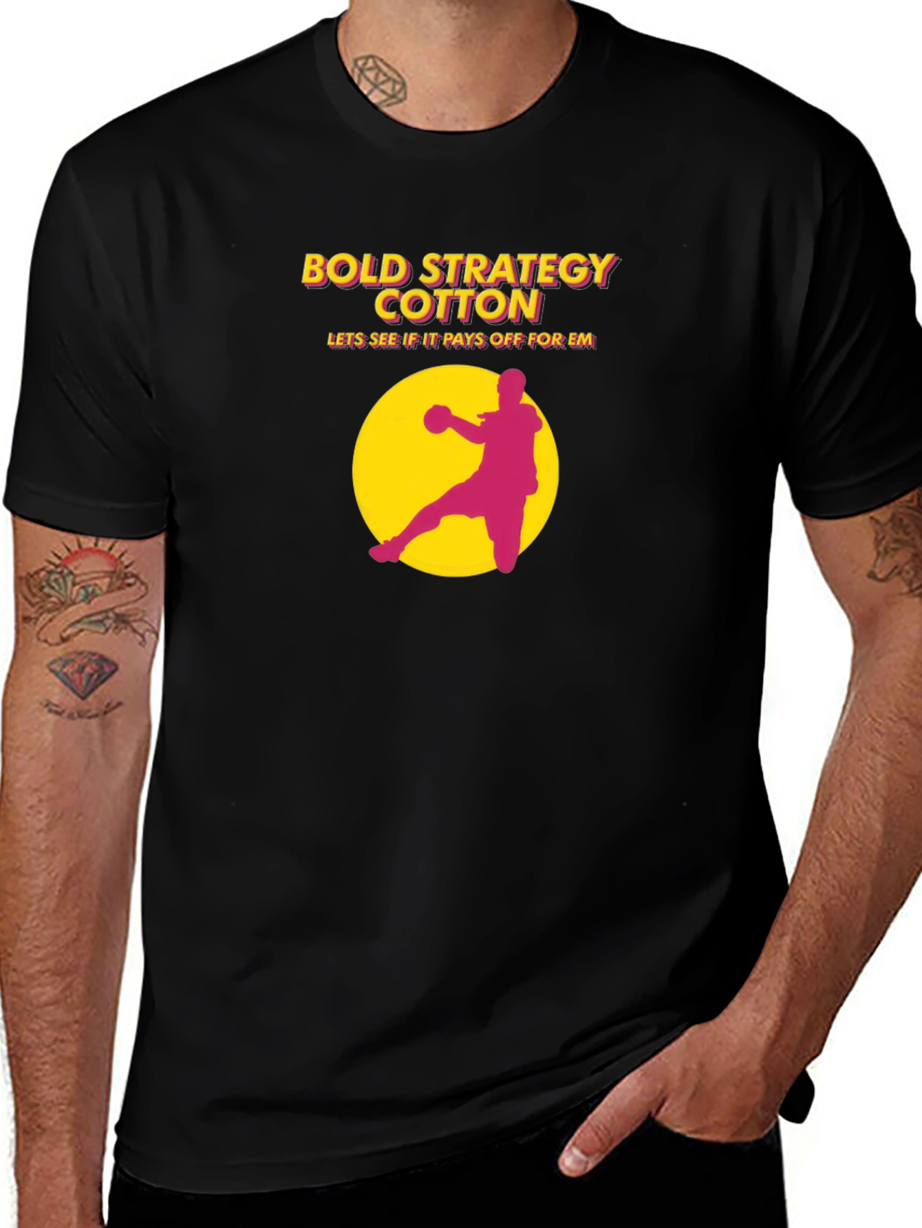 Bold Strategy Cotton Graphic Tee