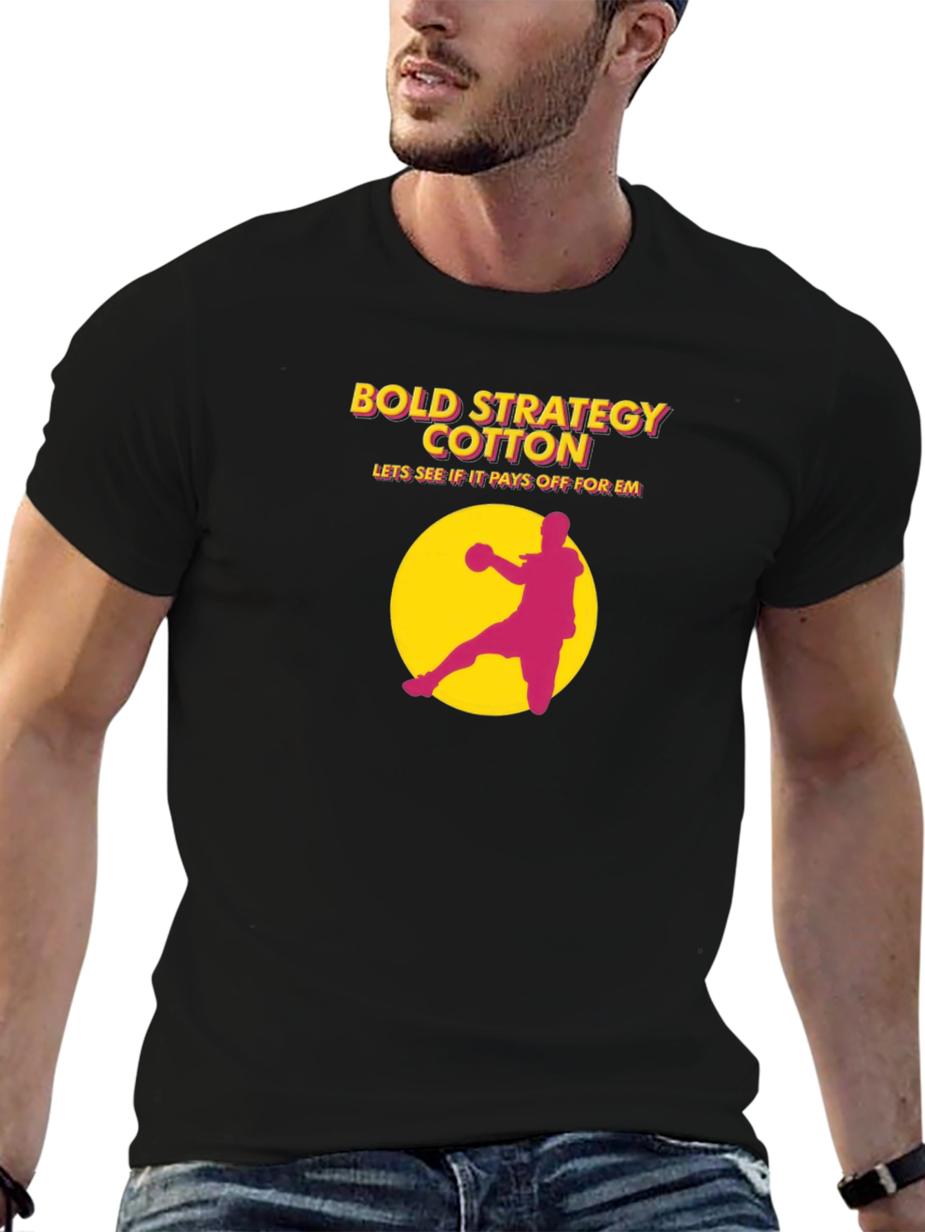 Bold Strategy Cotton Graphic Tee