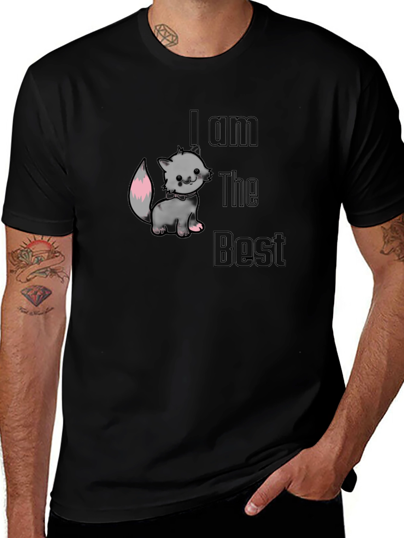 I Am The Best Kitten T-Shirt - Soft Cotton Graphic Tee