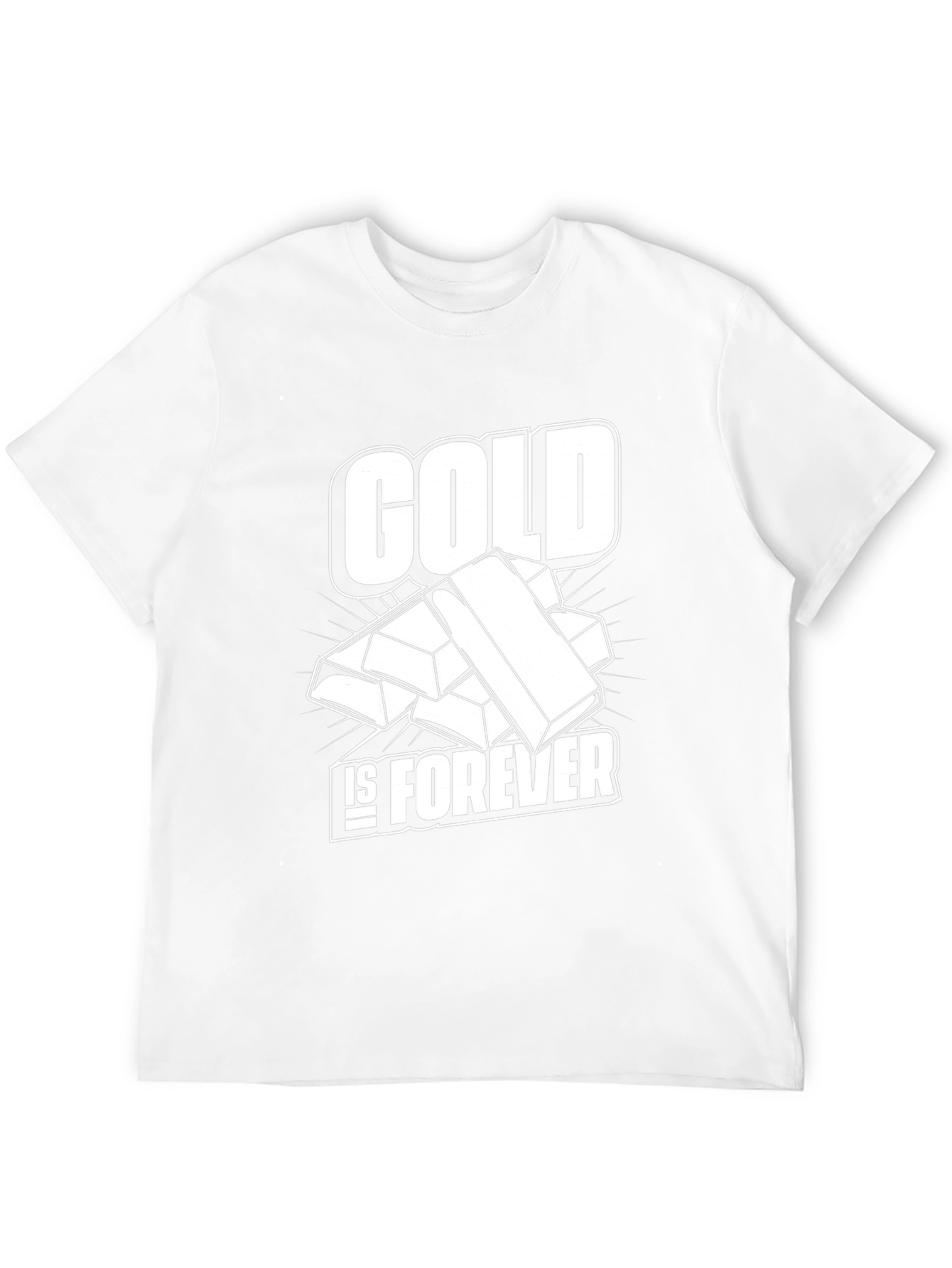Gold Is Forever Black T-Shirt