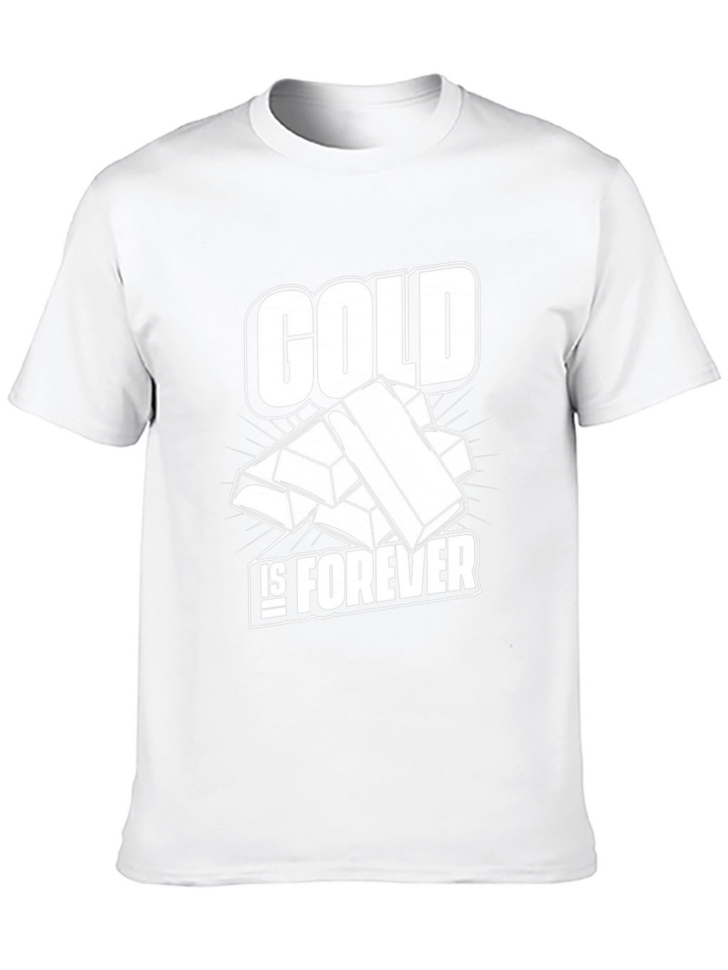 Gold Is Forever Black T-Shirt