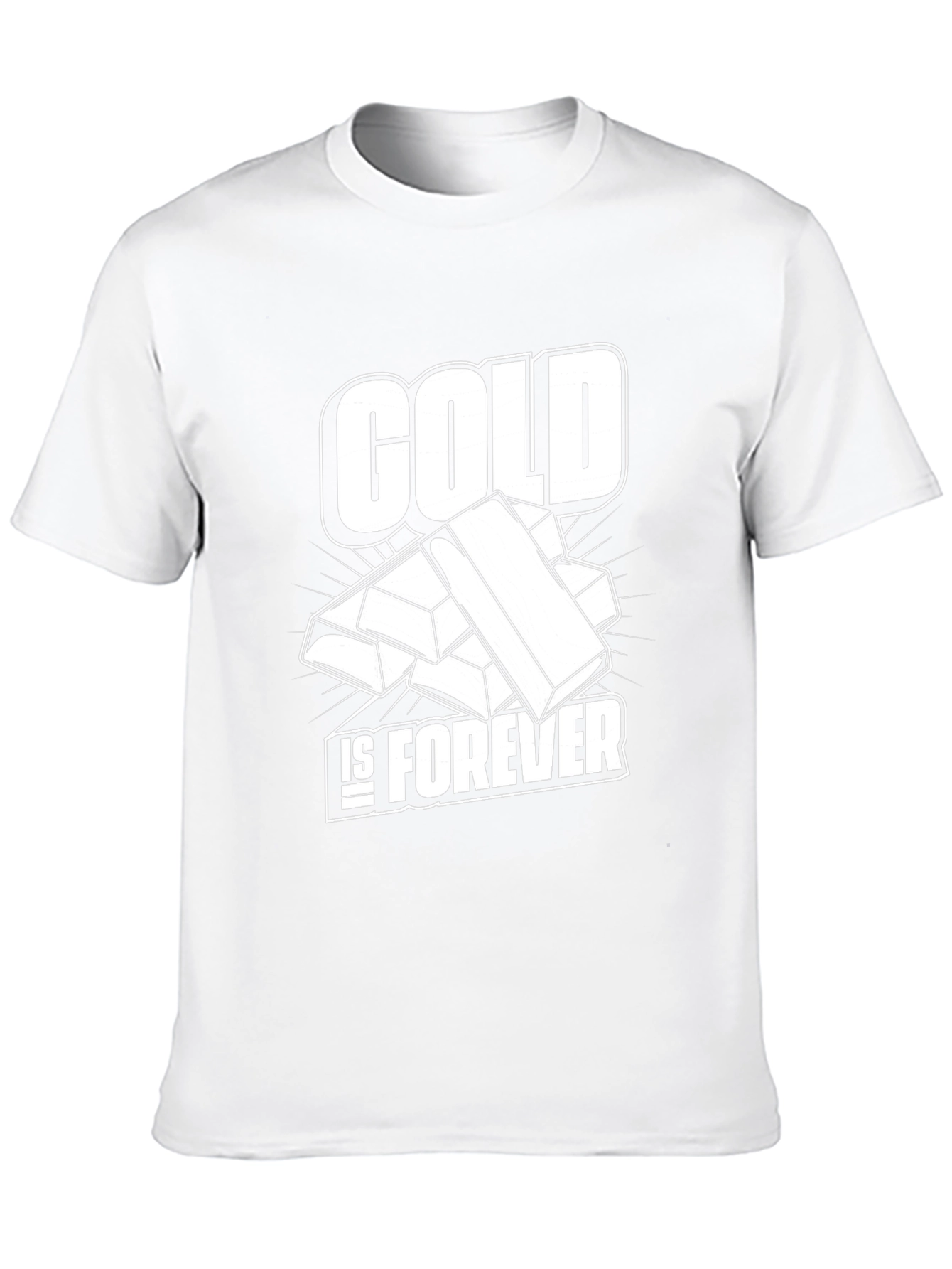 Gold Is Forever Black T-Shirt