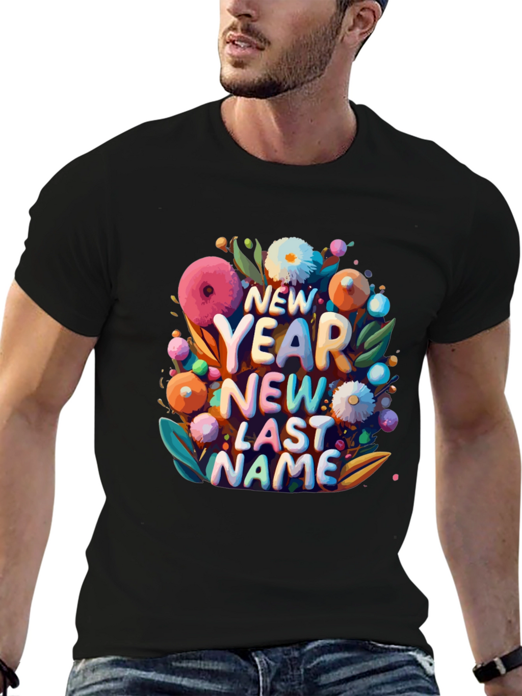 New Year New Last Name Graphic Tee