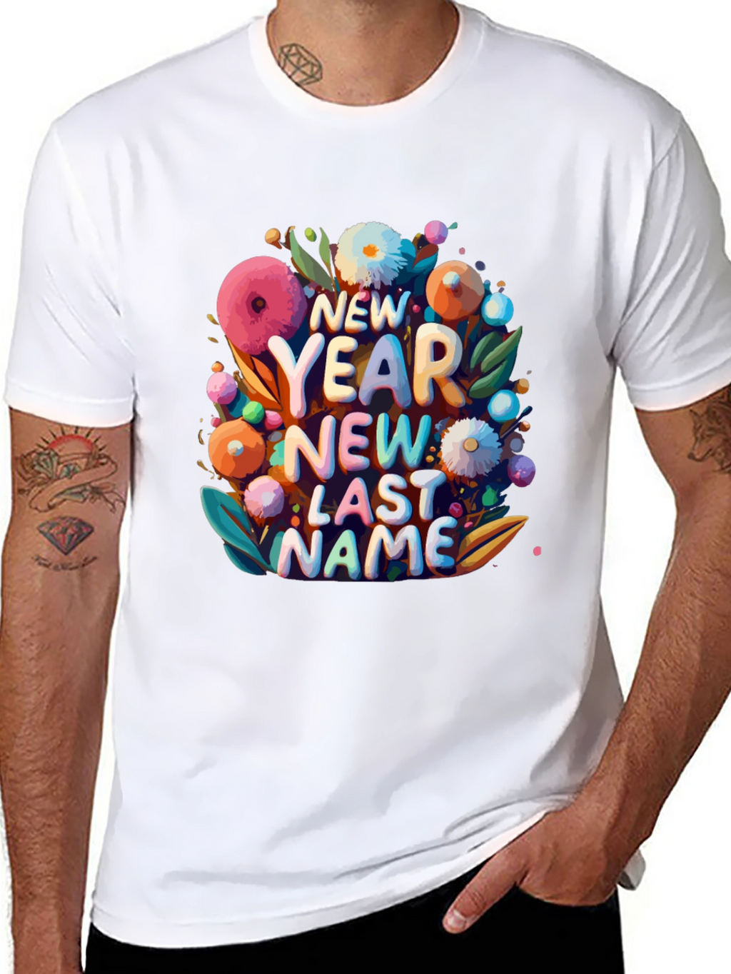 New Year New Last Name Graphic Tee
