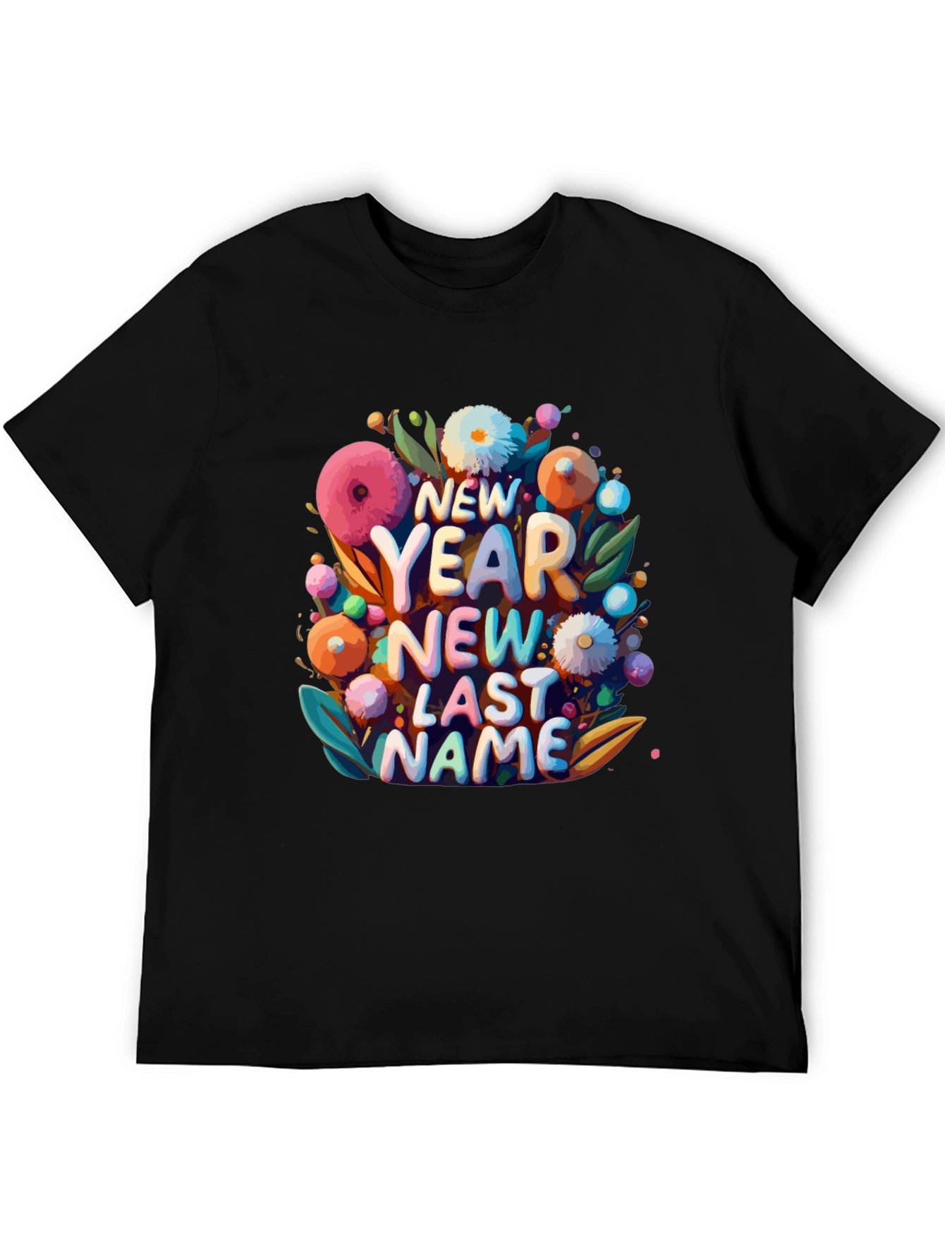 New Year New Last Name Graphic Tee