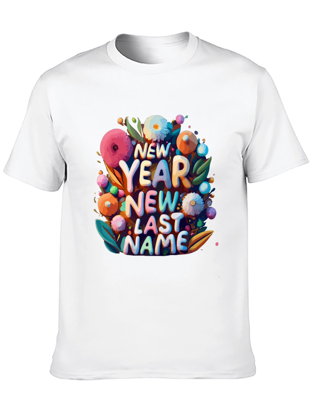 New Year New Last Name Graphic Tee