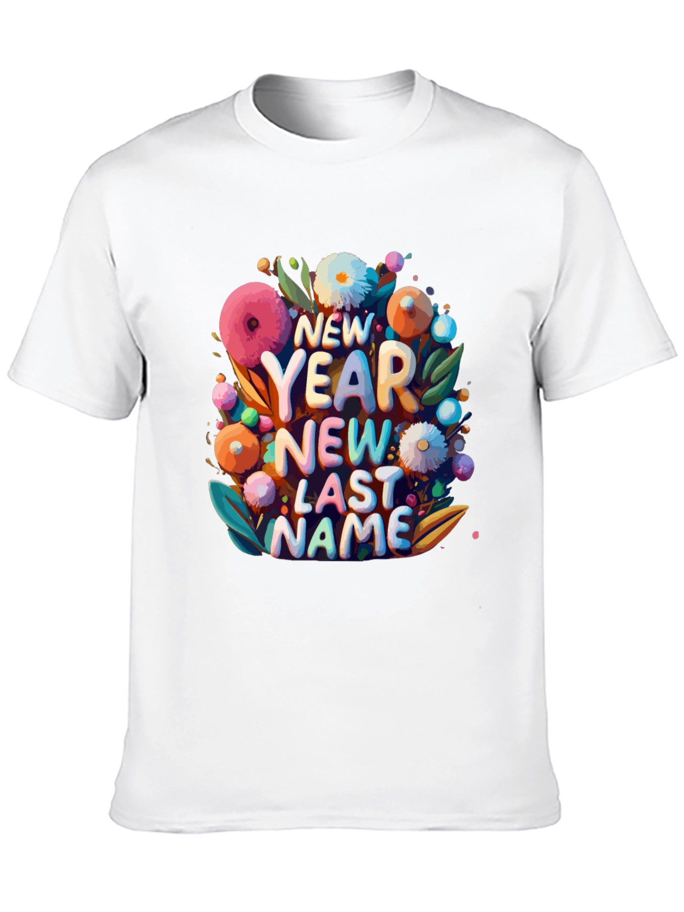 New Year New Last Name Graphic Tee