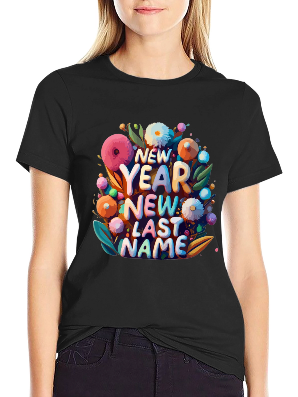New Year New Last Name Graphic Tee
