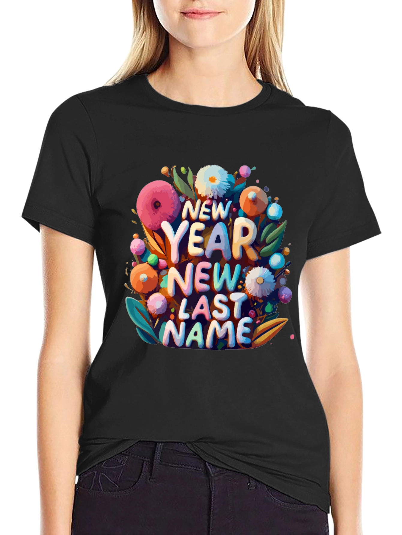 New Year New Last Name Graphic Tee