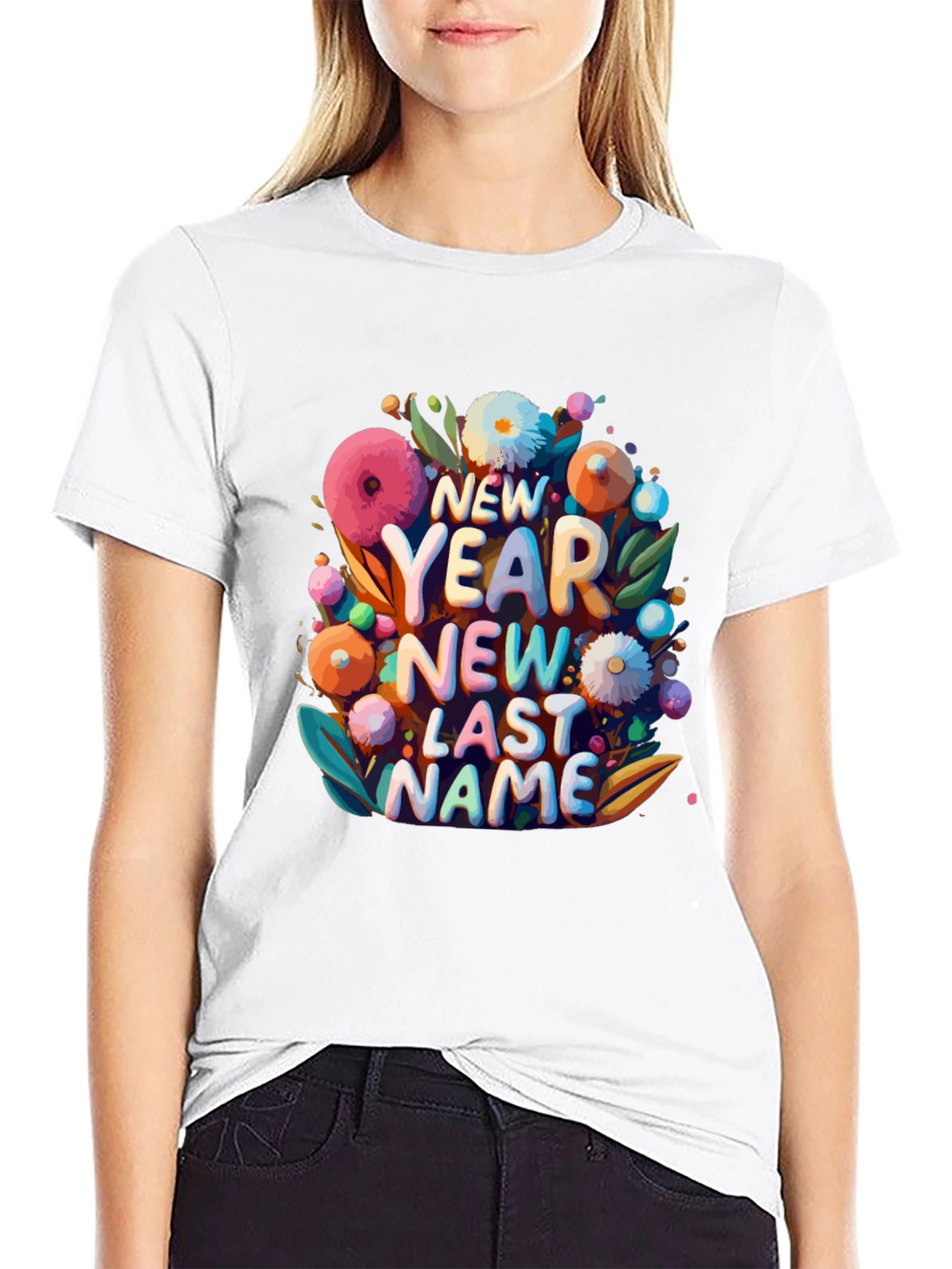 New Year New Last Name Graphic Tee