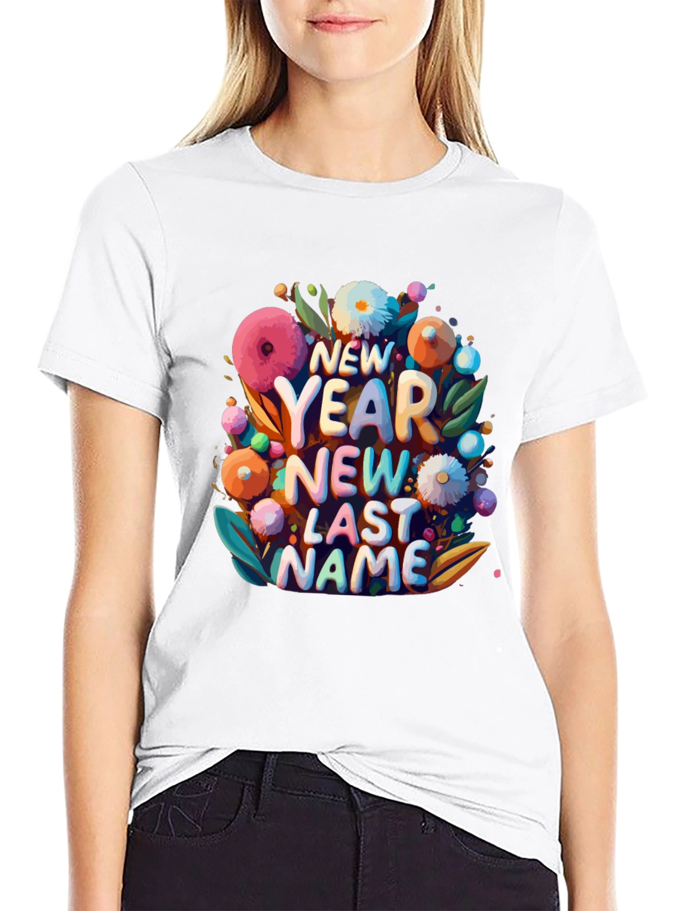 New Year New Last Name Graphic Tee