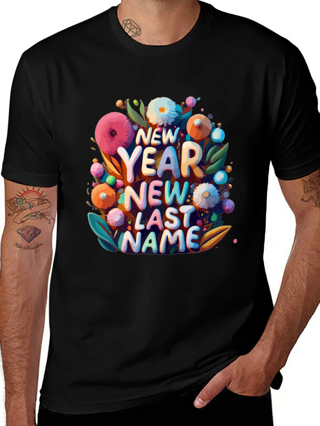 New Year New Last Name Graphic Tee