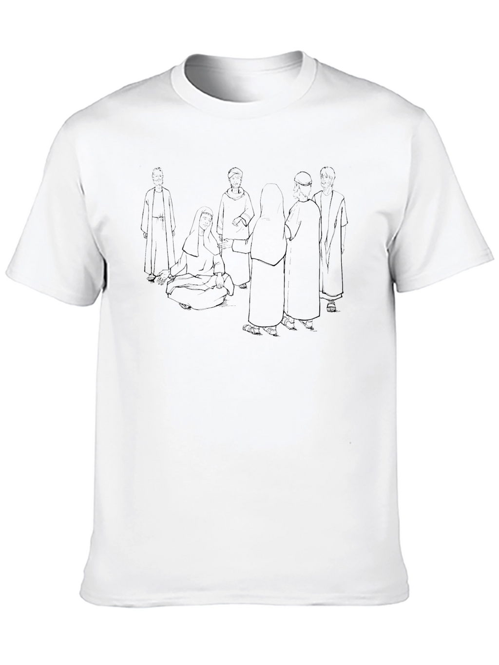Minimalist Line Art Graphic Tee