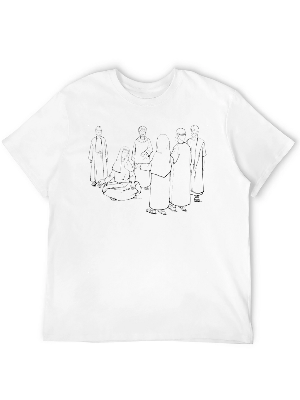 Minimalist Line Art Graphic Tee