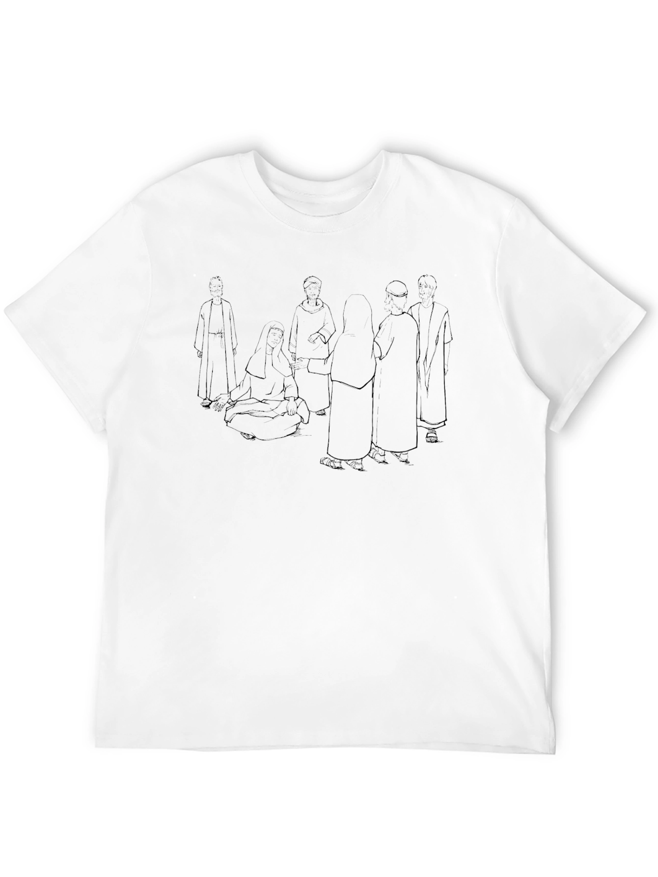 Minimalist Line Art Graphic Tee