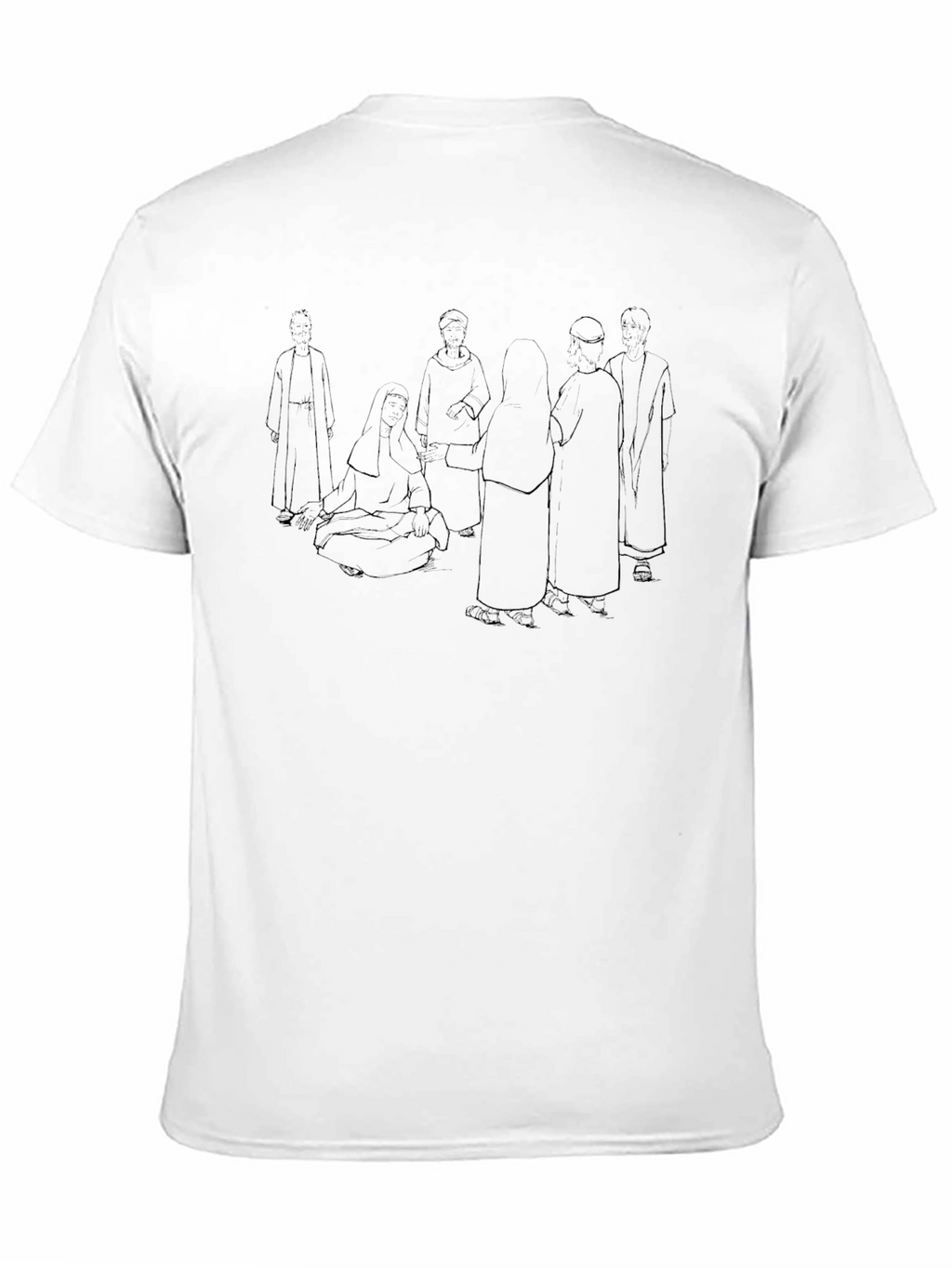 Minimalist Line Art Graphic Tee