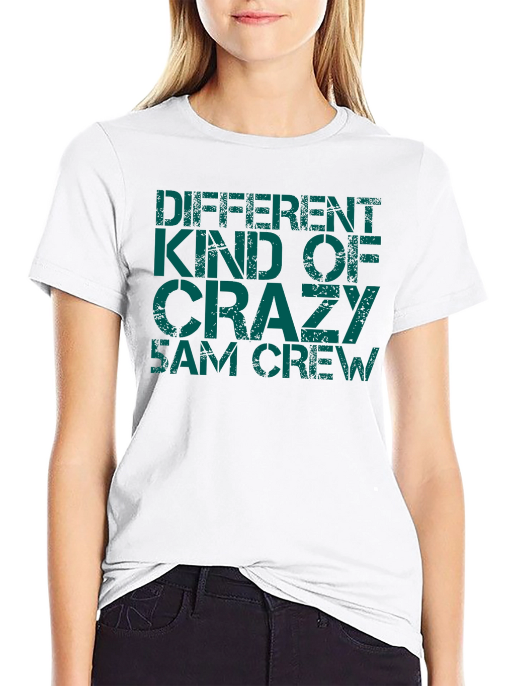 Different Kind of Crazy 5 AM Crew Black T-Shirt